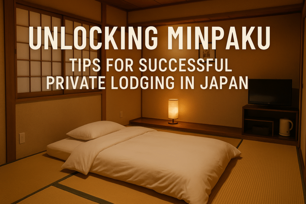 Unlocking Minpaku: Tips for Successful Private Lodging in Japan